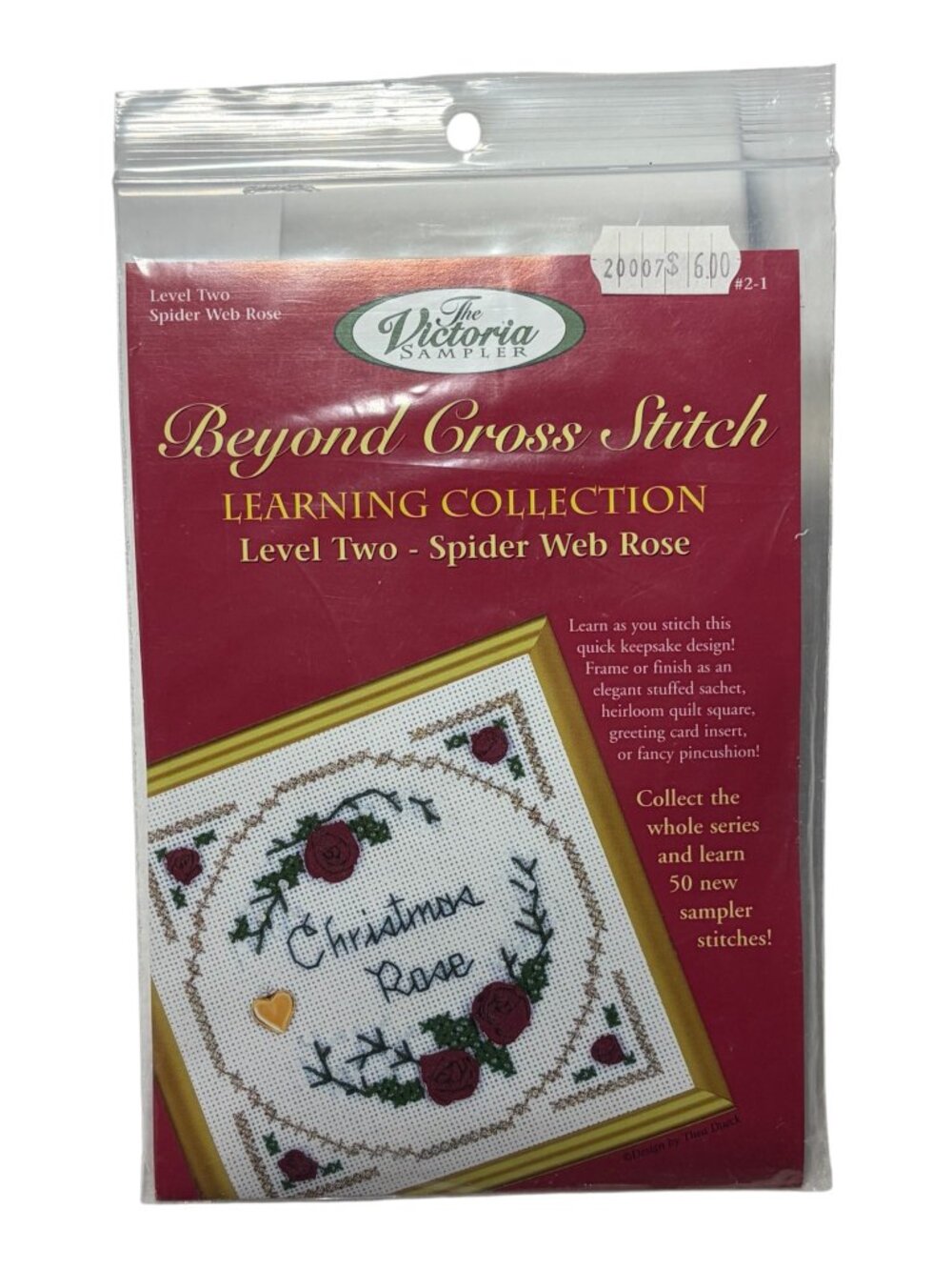 Beyond Cross Stitch Learning Collection Spider Web Stitch Level Two Kit NOS 2000